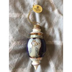 Kerstbal Heirloom porcelain faiths medley symphony angels