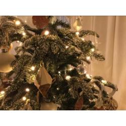 Prachtige Kerstboom met 200 warme lichtjes