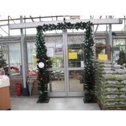 Led Kerstboom 185 cm / Groen (showmodel) half pe-pvc 103