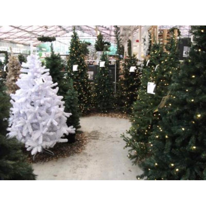 Led Kerstboom 185 cm / Groen (showmodel) half pe-pvc 103