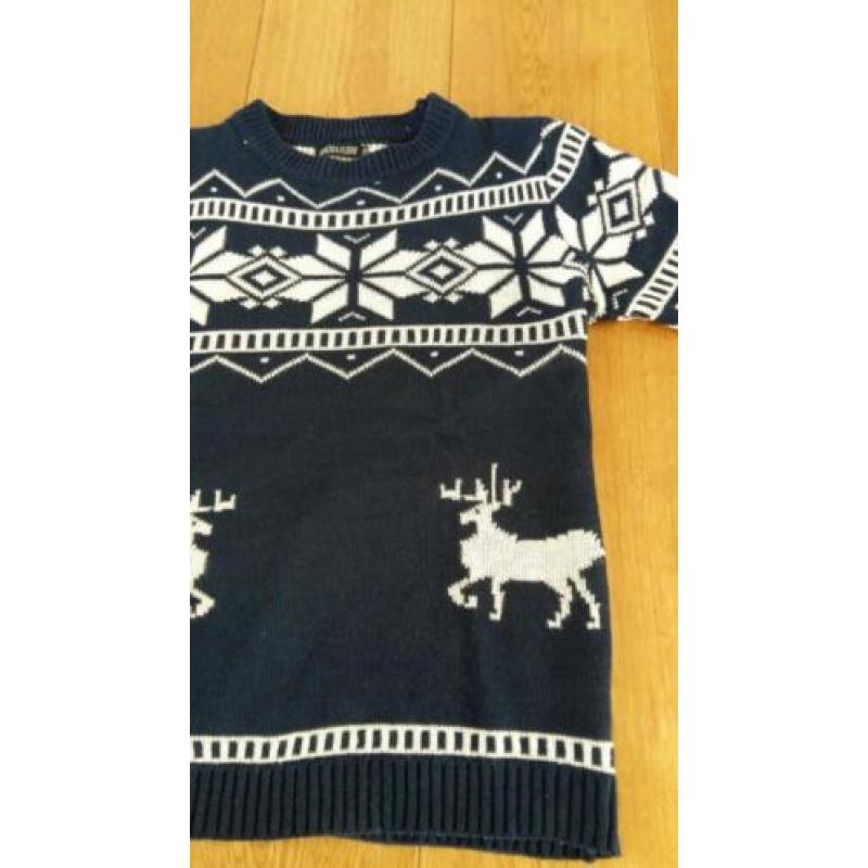 Kersttrui blauw