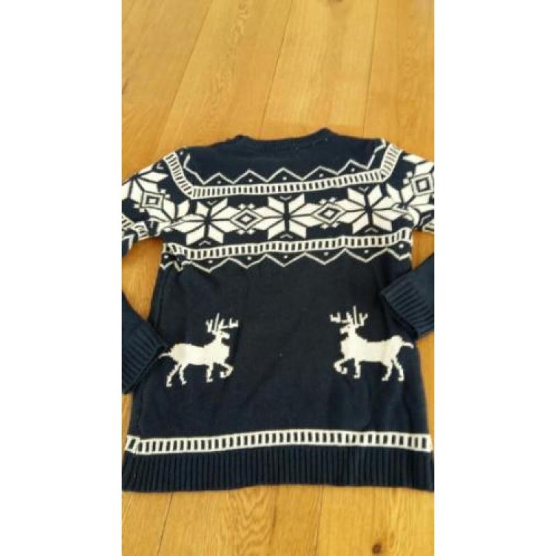 Kersttrui blauw