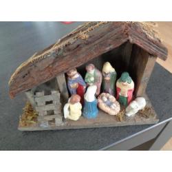 twee kerststallen