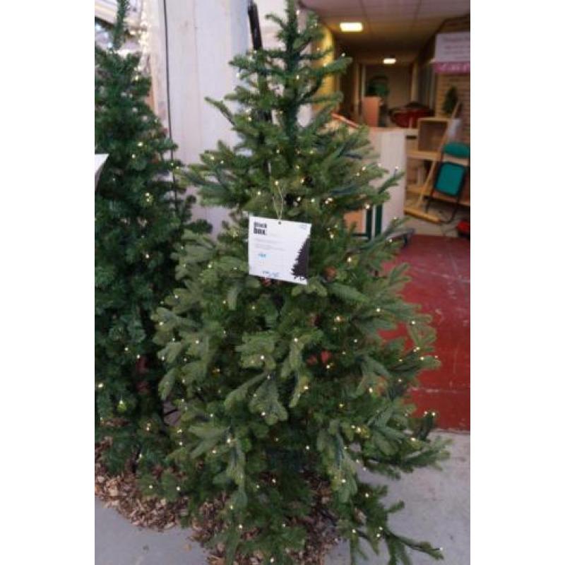 Led Kerstboom 185 cm / Groen (showmodel) half pe-pvc 103