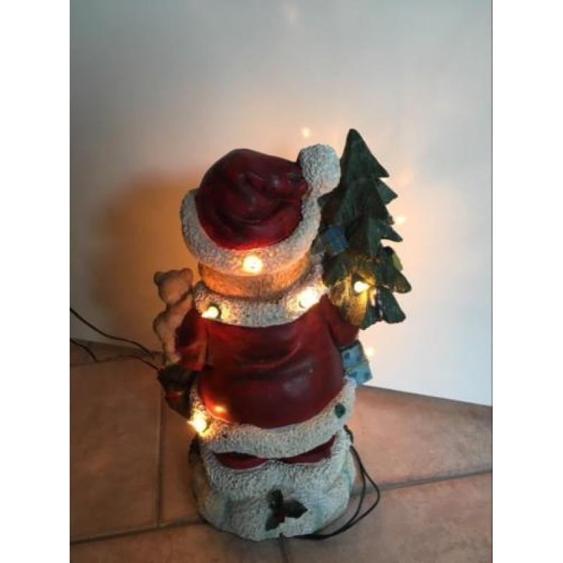 Kerstbeer met verlichting