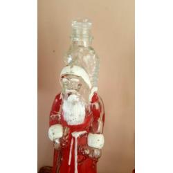 Antieke kerstman van glas