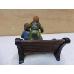 luville Sylve and Antoine de Moissy kerstdorp figurine kerst