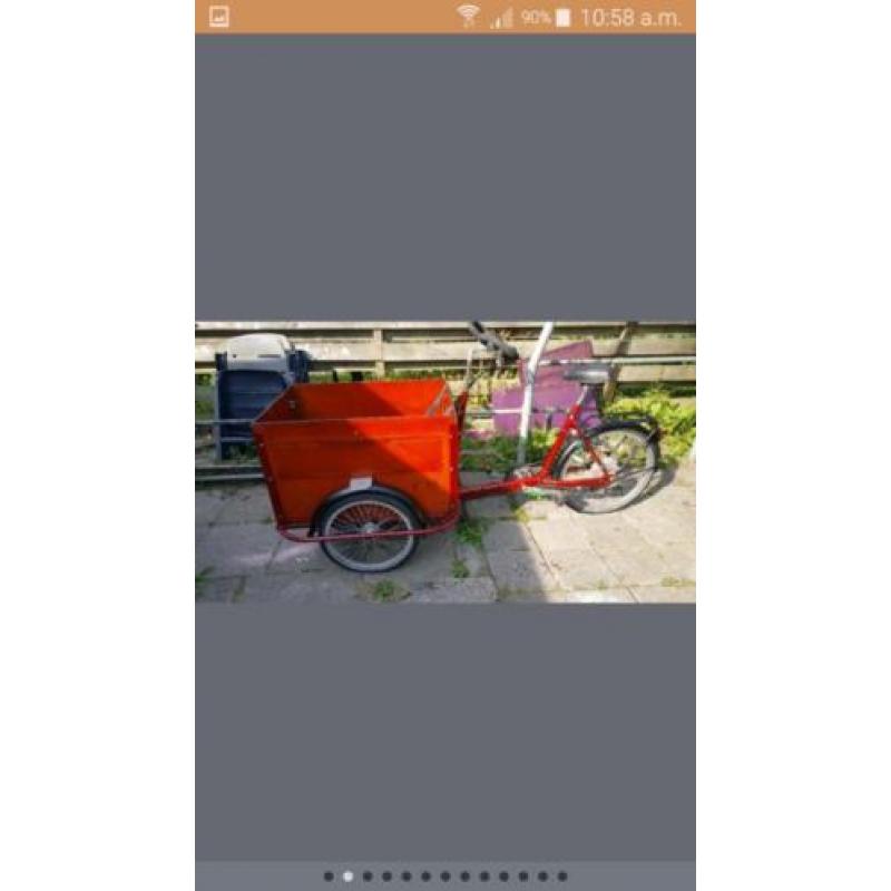 bakfiets T Mannetje 6 versnelling met deurtje 2 kids of Hond