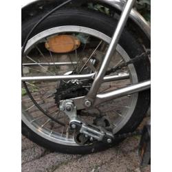 Zeer nette di blasi RvS vouwfiets met versnellingen diblasi