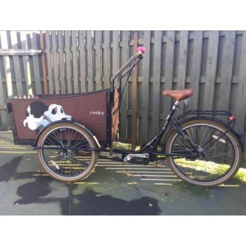 Bakfiets met regenkap!