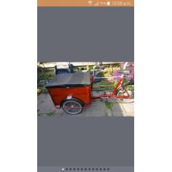 bakfiets T Mannetje 6 versnelling met deurtje 2 kids of Hond