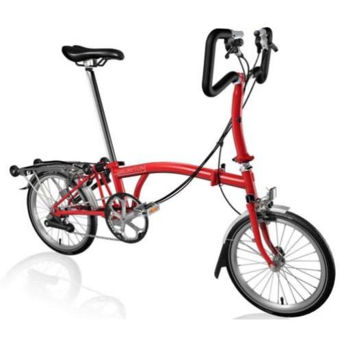 Brompton P/6/R 6 versn. rood + zwart
