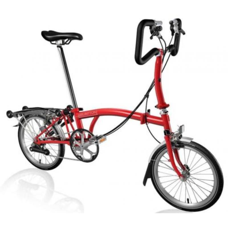 Brompton P/6/R 6 versn. rood + zwart