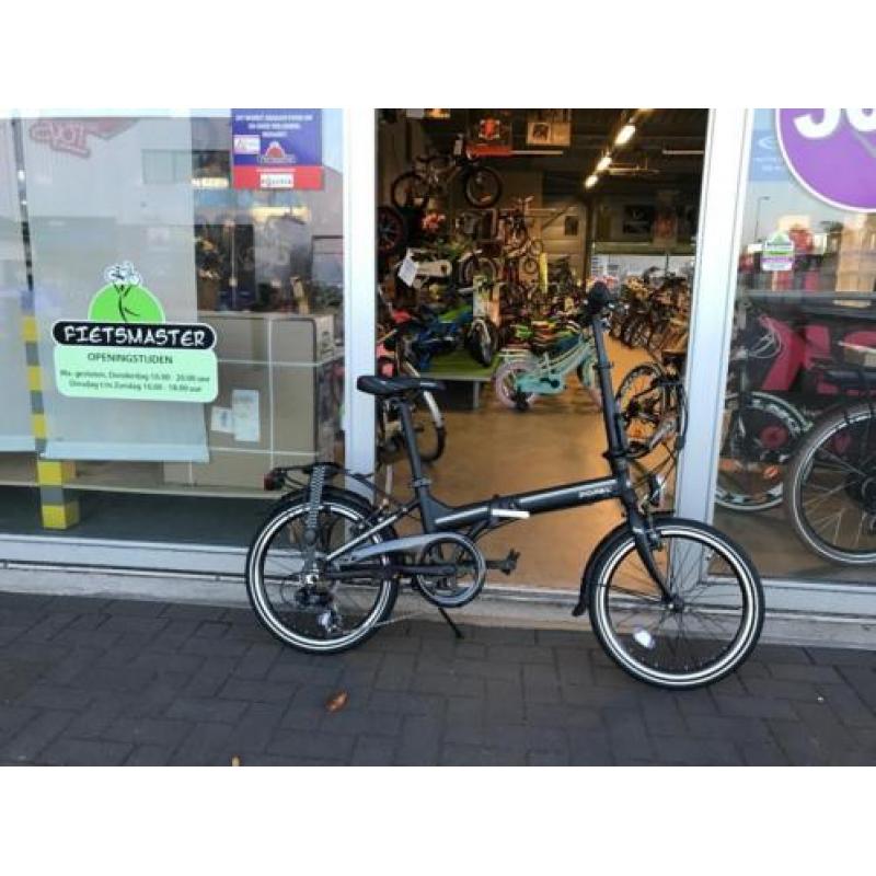 Reload F207 VOUWFIETS ALUMINIUM MAT ZWART 6 SPEED OP=OP !!