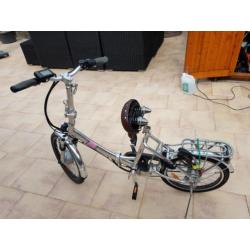elektrische vouwfiets merk Cross 3 versnellingen