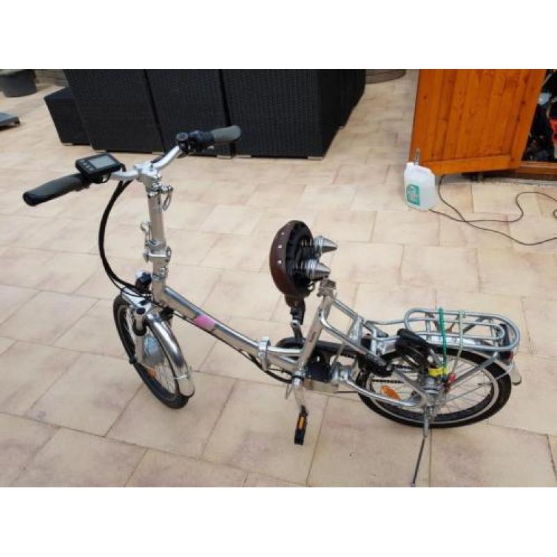 elektrische vouwfiets merk Cross 3 versnellingen