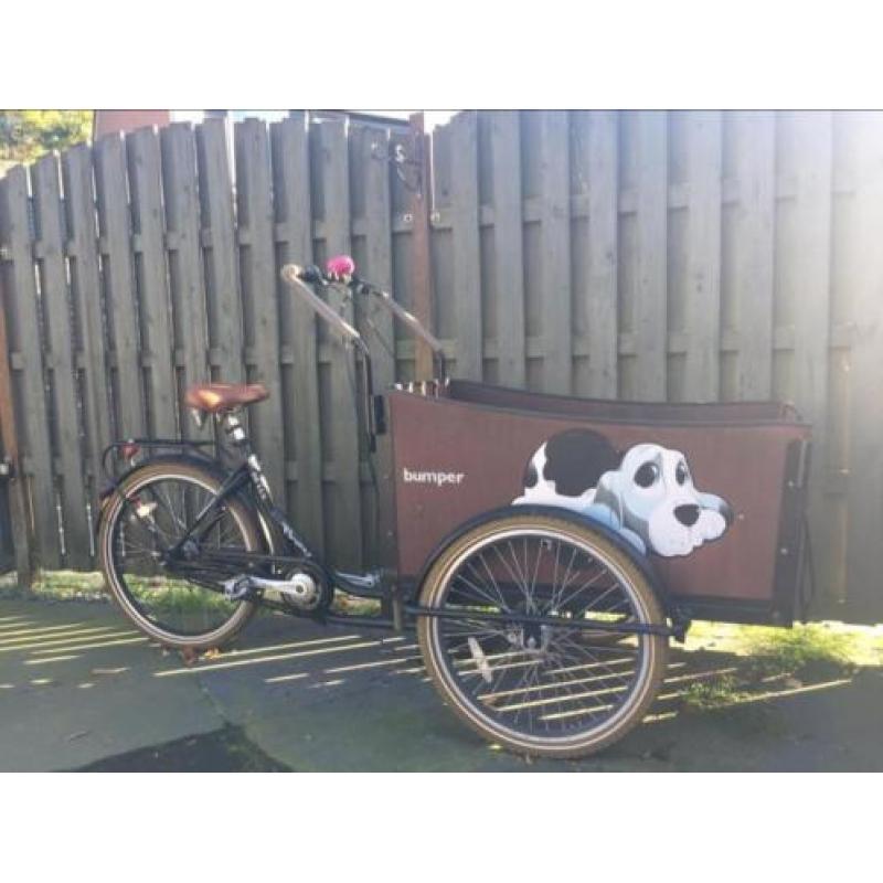 Bakfiets met regenkap!