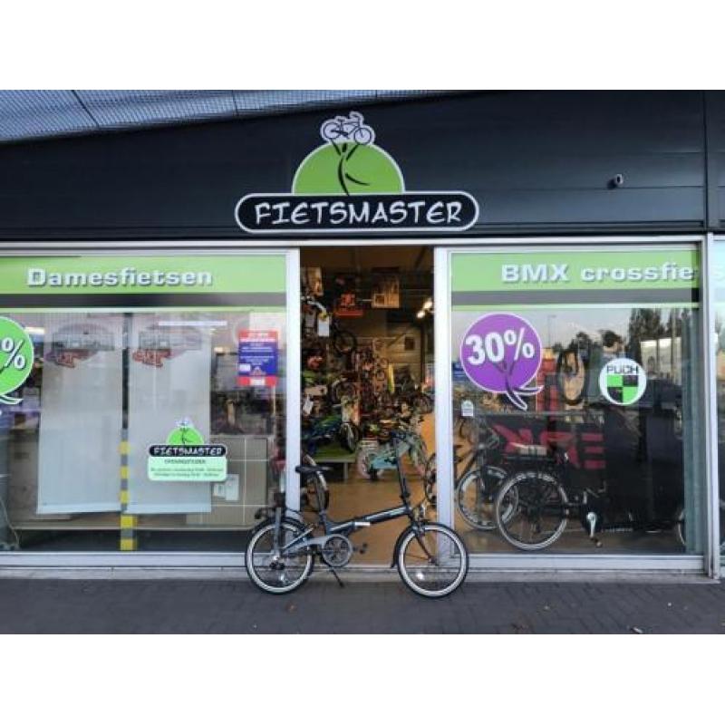 Reload F207 VOUWFIETS ALUMINIUM MAT ZWART 6 SPEED OP=OP !!