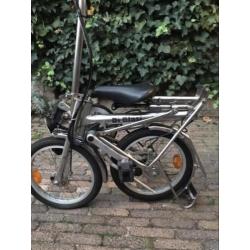 Zeer nette di blasi RvS vouwfiets met versnellingen diblasi