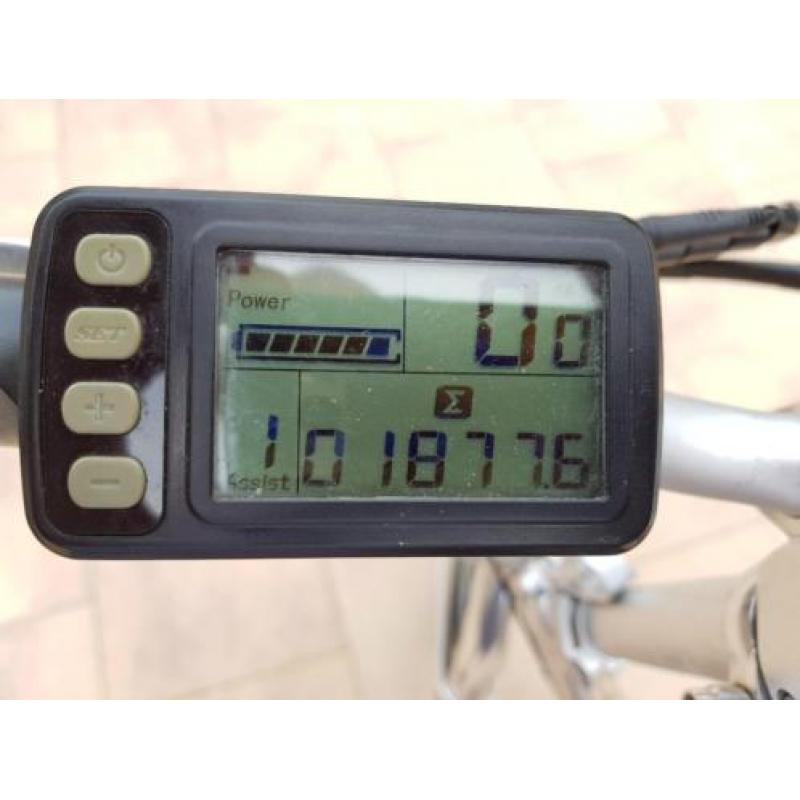 elektrische vouwfiets merk Cross 3 versnellingen