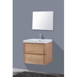 Badmeubel Trend Wood 60Cm Massief Geolied Eiken