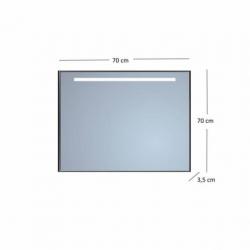 Badkamerspiegel Sanicare Q-Mirrors 'Warm White' LED-Verli...