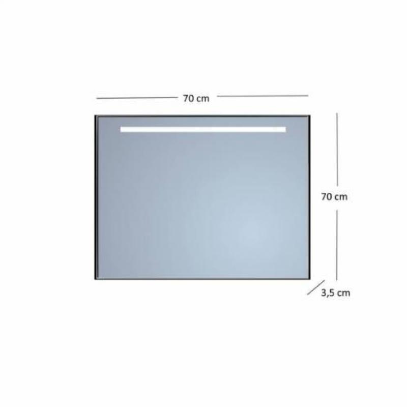 Badkamerspiegel Sanicare Q-Mirrors 'Warm White' LED-Verli...