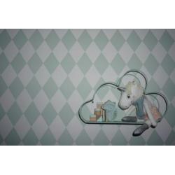 ferm living harlequin wiebertjes behang mint