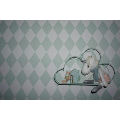 ferm living harlequin wiebertjes behang mint