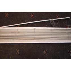 Serre plisse creme wit 102 x 432 cm merk Luxaflex - NIEUW