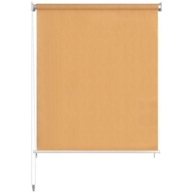 vidaXL Rolgordijn voor buiten 220x140 cm beige