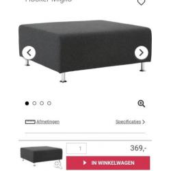 Hocker Goossens zgan bruin