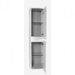 Saniclass IQ hoge kast 160cm Hooglans wit 2 deuren