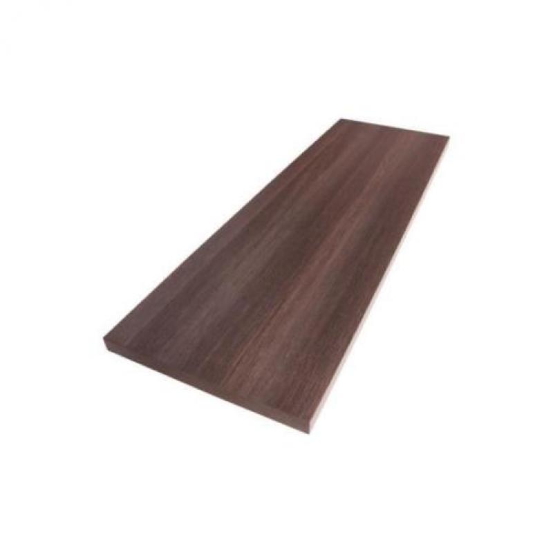 Saniclass TopPlaat 141x46cm rechthoek MFC Legno Antracite