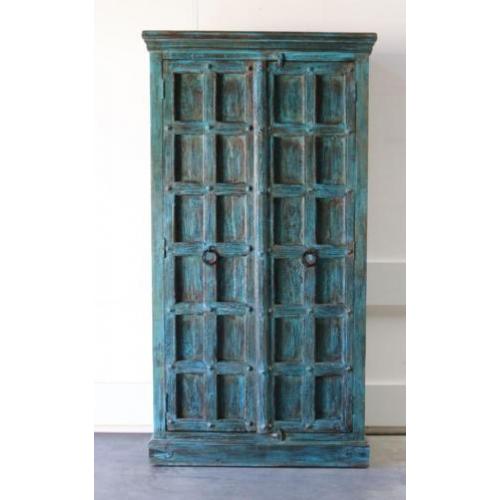 Blauw / aqua / turqoise / India / Indiase / Indische / kast