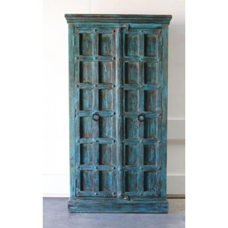 Blauw / aqua / turqoise / India / Indiase / Indische / kast