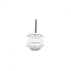 Luxe Messing Plug 5/4" Chroom Rooster