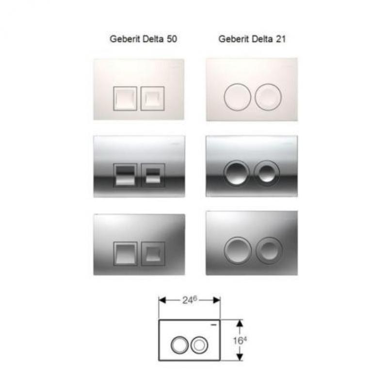 Complete toilet set Geberit incl. reservoir wc pot AKTIE!
