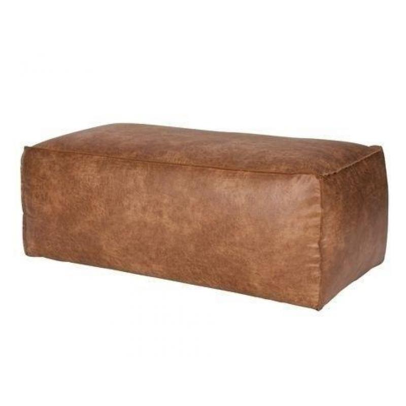 Poef Rodeo Cognac
