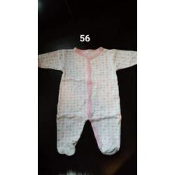 Kleding maat 50 56 feetje,noppies,Hema,zeeman