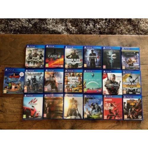 PlayStation 4 met 19 spellen