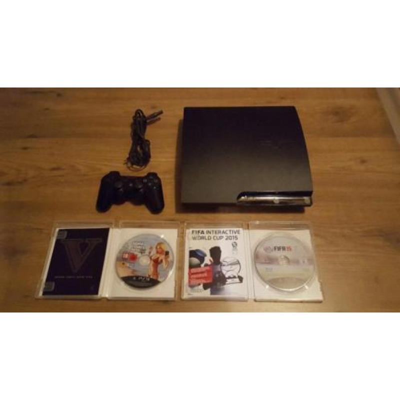 PlayStation 3 (320gb) met games en controller