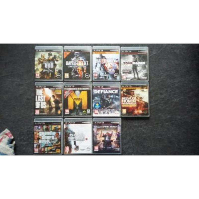 Playstation 3 met controler en 11 games (compleet!)