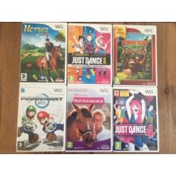 Verschillende WII spellen