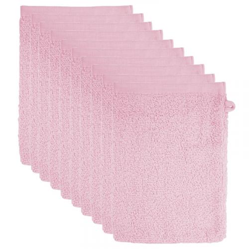 The One Voordeelpakket Washandjes Light Pink - 10 stuks